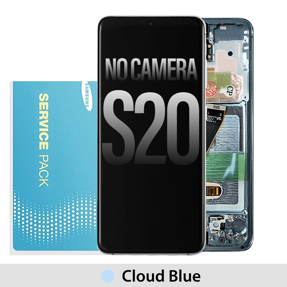 Samsung Galaxy S20 G980 OLED Screen Replacement Digitizer GH82-22131D/GH82-22123D/GH82-31432D (Gold )-Cloud Blue Samsung Galaxy S20 G980 OLED Screen Replacement Digitizer GH82-22131D/GH82-22123D/GH82-31432D (Gold )-Cloud Blue